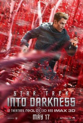 Star Trek Into Darkness movie poster Metal Print 8in x 12in