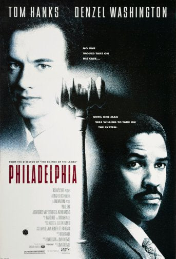 Philadelphia Poster Tom Hanks 24x36