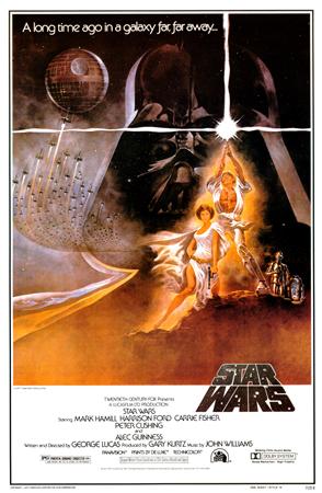 (24inx36in ) Star Wars poster A Commericial Repro. Poster