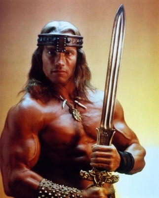 Conan The Barbarian Metal Movie Poster 8in x 12in