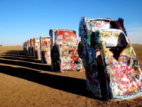 Cadillac Ranch Metal Print 8in x 12in