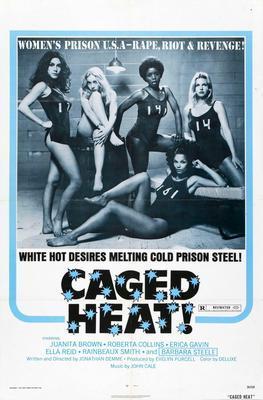 Caged Heat Womens Prison movie poster Metal Print 8in x 12in