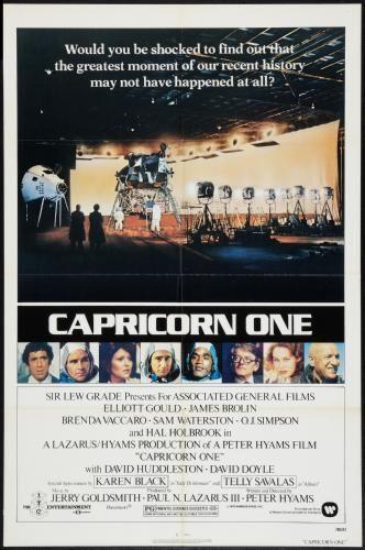 Capricorn One Metal Movie Poster 8in x 12in The Poster Depot