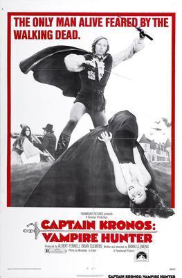 Captain Kronos movie poster Sign 8in x 12in