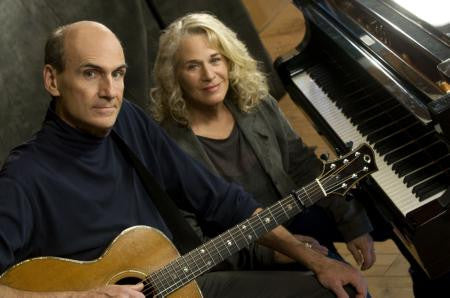 Carole King James Taylor 11x17 poster Great Photo At Piano for sale cheap United States USA