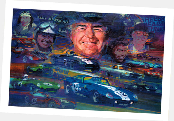 carroll shelby Poster