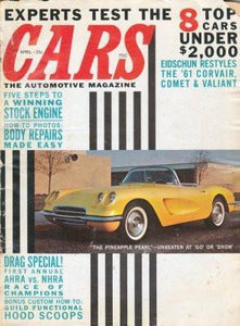 Cars Magazine poster tin sign Wall Art