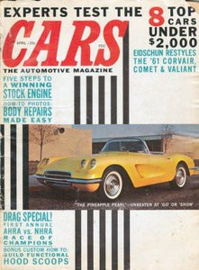 Cars Magazine Poster #A 1959 corvette On Sale United States