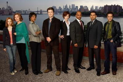 Castle Cast New York Skyline Metal Print 8in x 12in