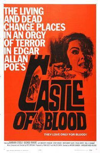 Castle Of Blood movie poster Sign 8in x 12in