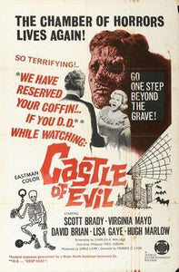 Castle Of Evil movie poster Sign 8in x 12in