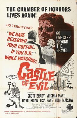 Castle Of Evil Metal Movie Poster 8in x 12in
