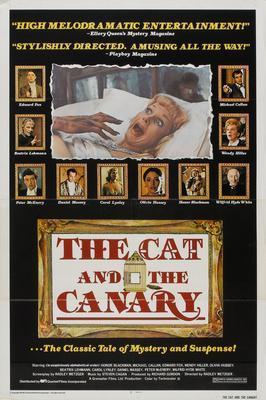Cat And The Canary movie poster Metal Print 8in x 12in