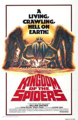 Kingdom Of The Spiders Metal Movie Poster 8in x 12in