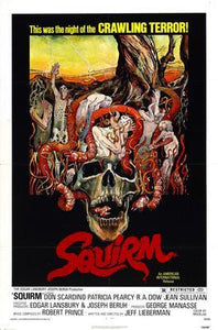 Squirm movie poster Sign 8in x 12in