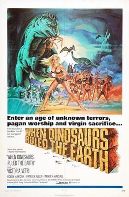 When Dinosaurs Ruled The Earth poster 27"x40" The Poster Depot