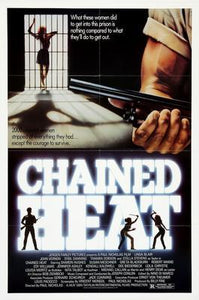 Chained Heat movie poster Sign 8in x 12in