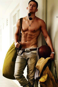 Channing Tatum Photo Sign 8in x 12in