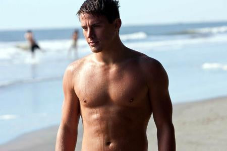 Channing Tatum Poster Bare Chest On Beach On Sale United States