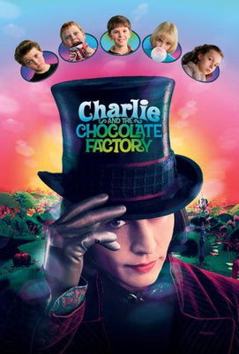 Charlie And The Chocolate Factory Metal Movie Poster 8in x 12in