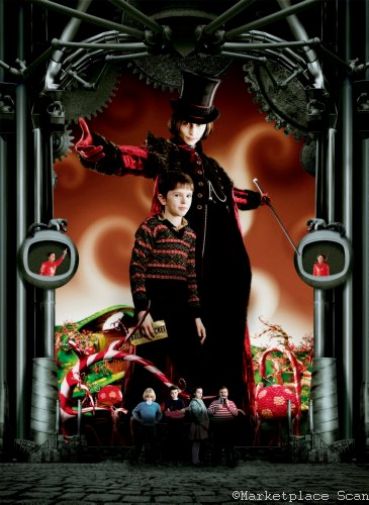 Charlie And The Chocolate Factory Poster 11x17 johnny depp textless 11x17