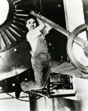 Charlie Chaplin poster tin Metal Print Wall Art