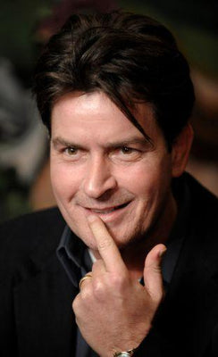 Charlie Sheen Metal Print 8in x 12in
