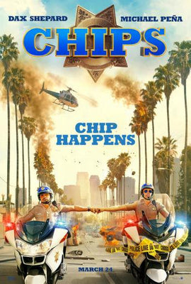 Chips Metal Movie Poster 8in x 12in