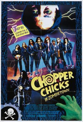 Chopper Chicks In Zombietown Metal Movie Poster 8in x 12in