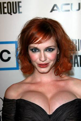 Christina Hendricks Metal Print 8in x 12in
