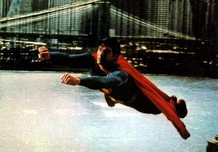 Christopher Reeve Poster Superman Flying 24x36 - Fame Collectibles
