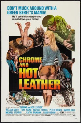 Chrome And Hot Leather Metal Movie Poster 8in x 12in