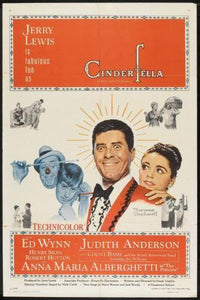 Cinderfella movie poster Sign 8in x 12in