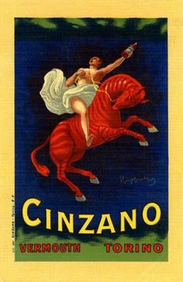 Cinzano Metal Poster Print 8in x 12in 12"x16" The Poster Depot