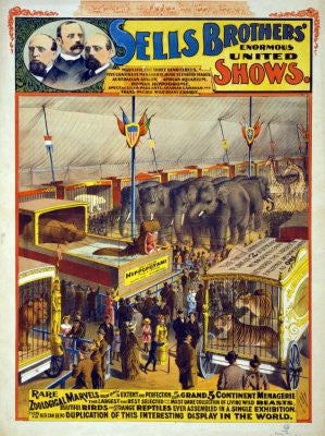 Circus poster 11x17 The Poster Depot
