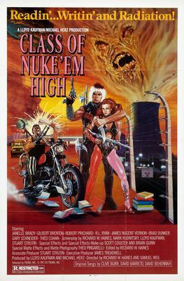 Class Of Nuke Em High Metal Movie Poster 8in x 12in