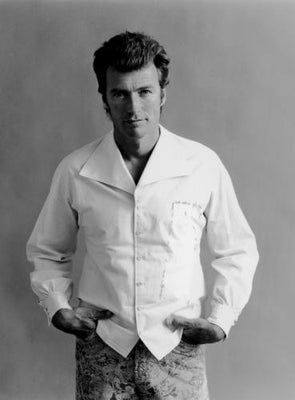 Clint Eastwood Metal Print 8in x 12in
