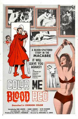 Color Me Blood Red Movie Poster 11x17 Mini Poster