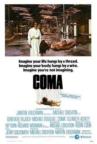 Coma movie poster Sign 8in x 12in