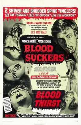 Bloodsuckers Double Feature movie poster Sign 8in x 12in