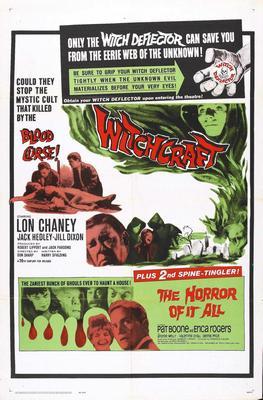 Witchcraft Double Feature Metal Movie Poster 8in x 12in