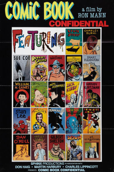 Comic Book Confidential Movie poster poster 24x36 for sale cheap United States USA