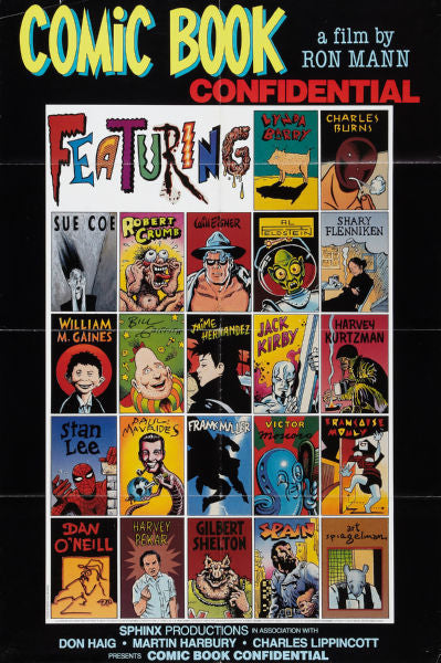 Movie Posters, comic book confidential movie poster