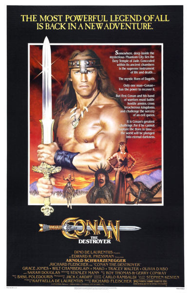 Movie Posters, conan the destroyer movie