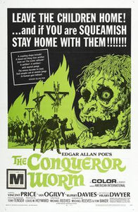 Conqueror Worm, The movie poster Sign 8in x 12in