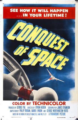 Conquest Of Space Metal Movie Poster 8in x 12in