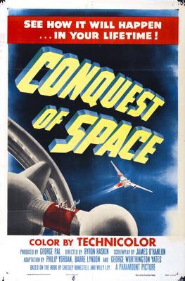 Conquest Of Space movie poster Sign 8in x 12in