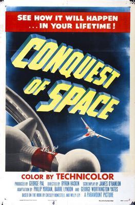 Conquest Of Space movie poster Metal Print 8in x 12in