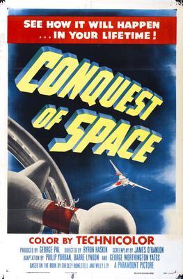 Conquest Of Space movie poster Sign 8in x 12in