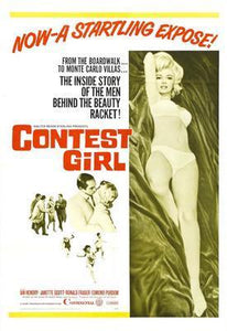 Contest Girl movie poster Sign 8in x 12in